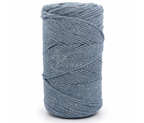 YarnArt Macrame Cotton Lurex хлопковая пряжа для макраме с люрексом, 250 г / 205 м