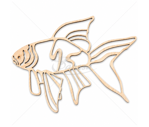 Wooden Decoration “Tropical Fish”