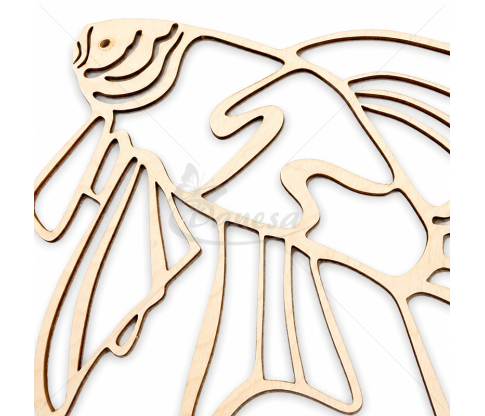 Wooden Decoration “Tropical Fish”