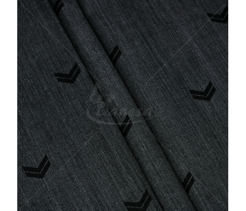 Suit fabric, wool and viscoze, dark gray color
