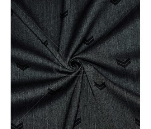 Suit fabric, wool and viscoze, dark gray color