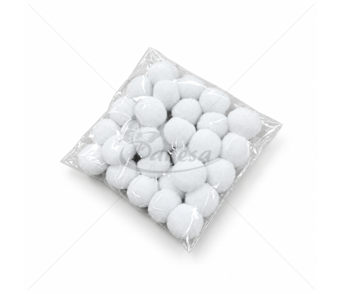 Pom Pom Balls, 20 mm, 30 pcs.