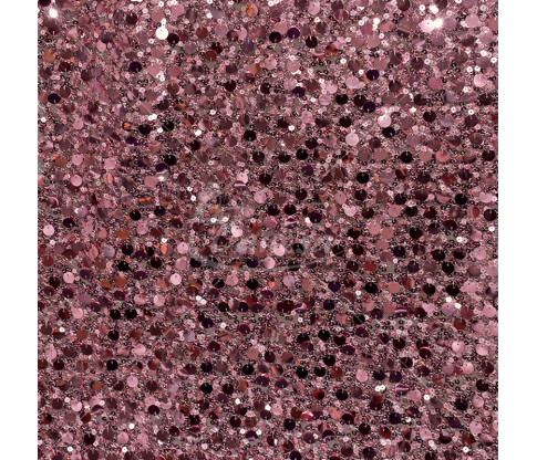 Fabric embroidered different size with sequins, light pink color
