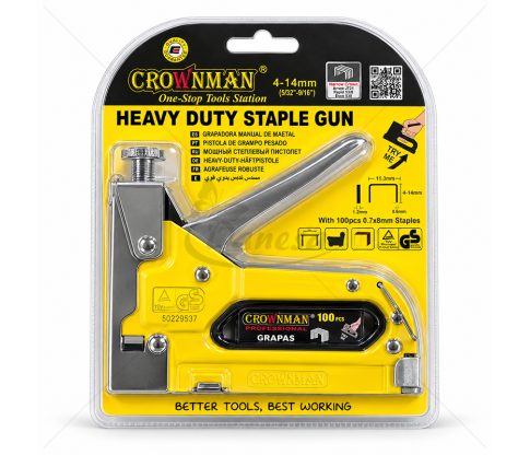 Heavy Duty Staple Gun 4–14 mm