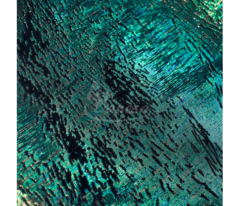 Jacquard fabric with lurex threads, black color