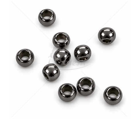 Plastic Charm Beads with Large Hole, 10 mm, 10 pcs