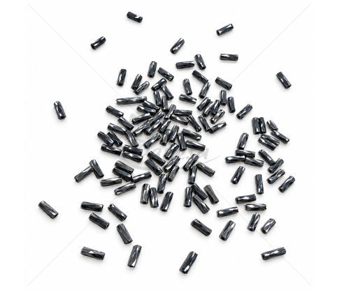Susukti stikliniai karoliukai 6 mm