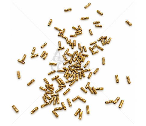Susukti stikliniai karoliukai 6 mm