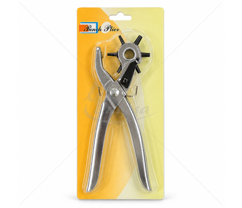 Rotary Hole Punch Pliers for Leather and Belts, 6 Sizes