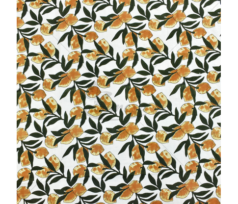 Cotton fabric "Lemons"