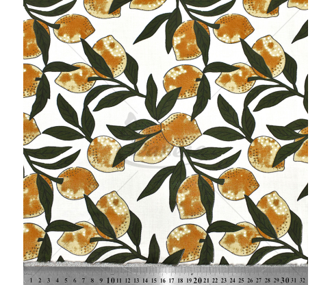 Cotton fabric "Lemons"