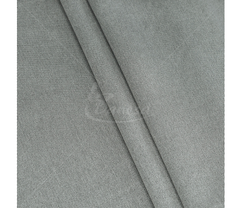 Dimout curtain fabric, woven texture, ligth grey color