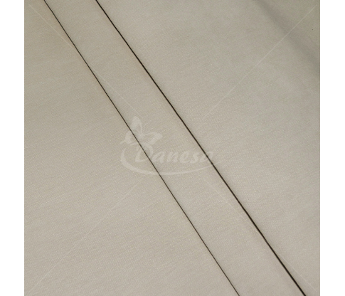 Blackout curtain fabric, velvet structure, beige color