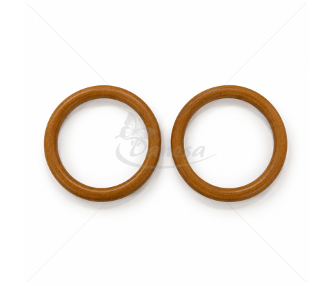 Wooden ring for macrame and bag handles, Ø12 cm
