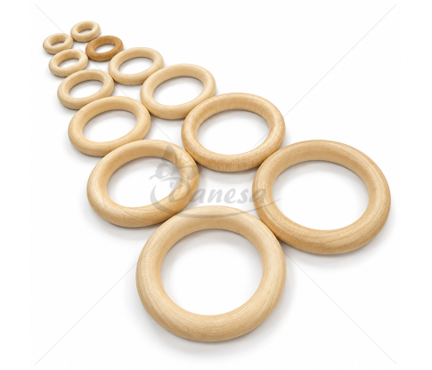 Wooden Ring for Crafts and Decorations