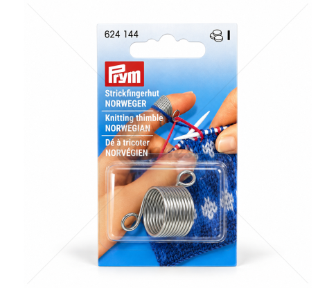 Prym Norwegian Knitting Thimble for Yarn Guidance