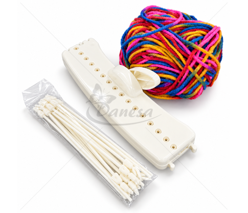 CrazyDeLoom Weaving Loom Kit with Yarn