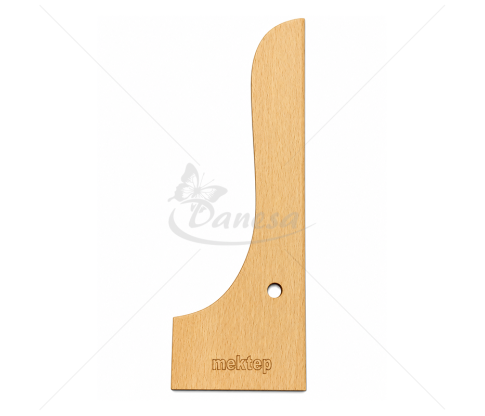 Medinis lenktas lekalas be skalės, apie 30 cm