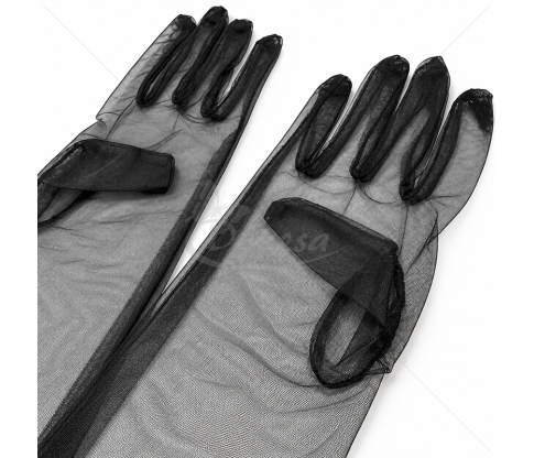 Long Tulle / Chiffon Gloves