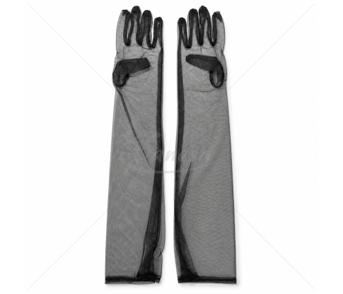 Long Tulle / Chiffon Gloves